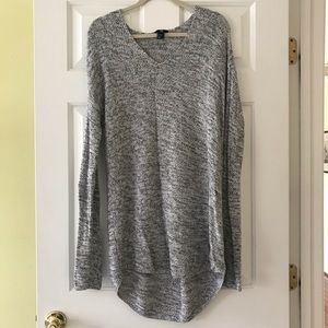 Oversized tunic sweater